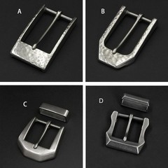 Vintage Steel Belt Buckle Retro Square Frame Hardware Clothing DIY Accessory