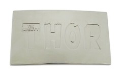 The Mighty Thor Silver Belt Buckle Marvel Comics Hammer Logo Officially Licensed