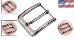 Versatile Grey Alloy Replacement Belt Buckle 38-40 mm, Stylish & Durable