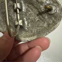 Vintage Silver Toned Metal Eagle Belt Buckle Patriotic America Biker Motocycle