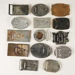 14x Vintage & Modern Belt Buckles w/ Various Themes 32310