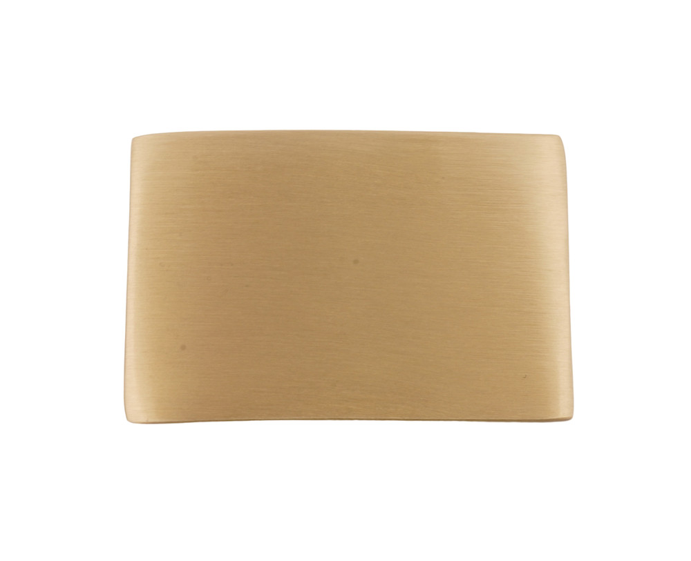 Solid Brass Rectangle Metal Belt Buckle