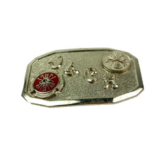 Vintage Jack Name Fire Department Child&rsquo;s Metal Belt Buckle