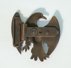 Brass Swooping Eagle Belt Buckle – Western Americana 1970&rsquo;s, Patina