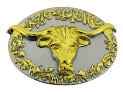Bull Rider Riding Ox Western Mens Cowboy Metal Belt Buckles Vintage Texas Rodeo