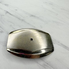 Silver and Gold Tone Western Belt Buckle