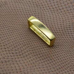 Solid Brass Belt Buckle Rectangle Ring 40mm 1.5 Replacement DIY EDC Craft