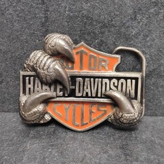 Harley Davidson Belt Buckle Eagle Claw Design • 1991 • USA • RARE