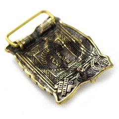 Belt buckle « Gladiator »; swordsman belt buckle; ancient warrior buckle;