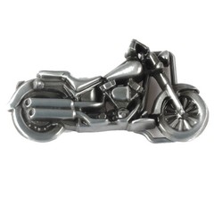 Motorcycle Belt Buckle Western Cowboy Motorcyclist (MOT-05)