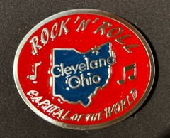 belt buckle – Rock n Roll Capital of the World – Cleveland Ohio – New In Box