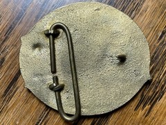 APW Ingersoll-Rand Hastings NE Gold Colored Belt Buckle