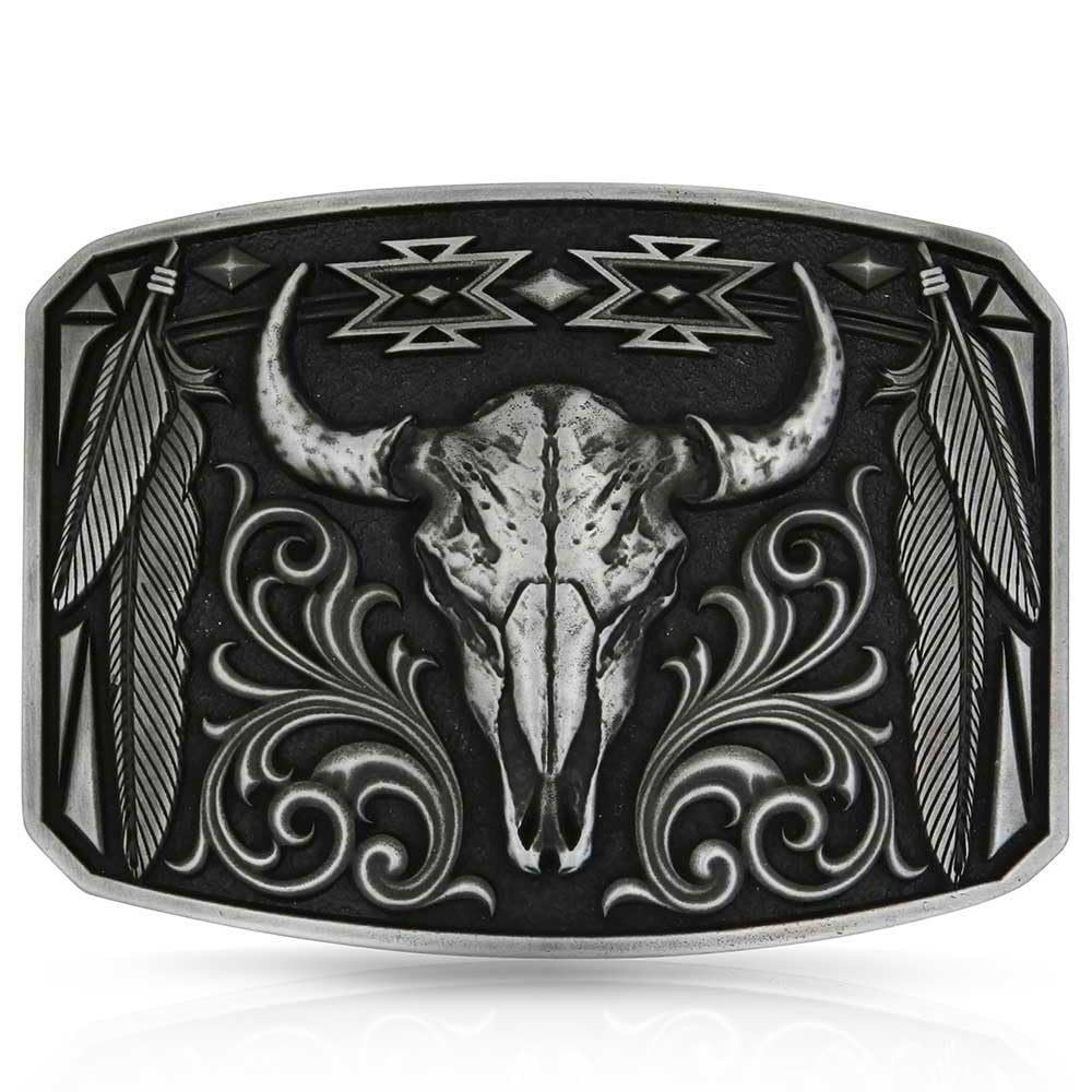 Montana Silversmiths Legend & Pride Buckle