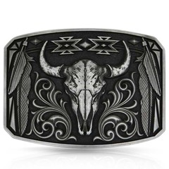 Montana Silversmiths Legend & Pride Buckle