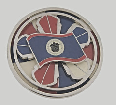 Belize & USA Flags Belt Buckle Vintage Blue Spinners Belizean Women Men Western
