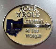 belt buckle – Rock n Roll Capital of the World – Cleveland Ohio – New In Box