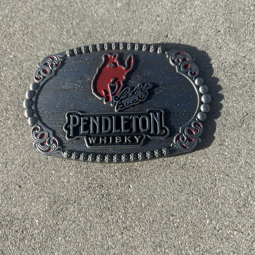 Pendleton Whiskey Belt Buckle 2023 Montana Silversmiths Cowboy Limited Edition