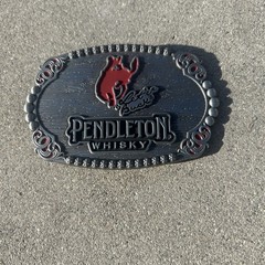 Pendleton Whiskey Belt Buckle 2023 Montana Silversmiths Cowboy Limited Edition