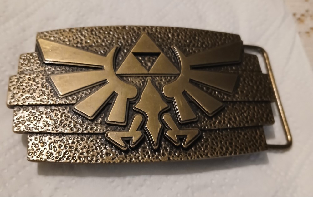 The Legend Of Zelda Twilight Princess Triforce Belt Buckle Official Nintendo