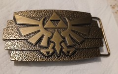 The Legend Of Zelda Twilight Princess Triforce Belt Buckle Official Nintendo