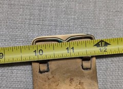 vintage HAZELTON PUMPS belt buckle SOLID BRASS western MINING oil industrial