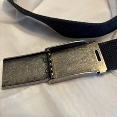 Vintage Tony Hawk Dark Blue 36&Prime; Web Belt Metal Buckle Red Hawk Skateboarding