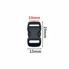 10Pcs Plastic Side Release Buckles Clip for Paracord Backpack Pet Collar Webbing