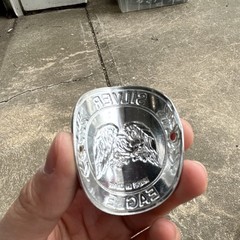 Silver Eagle Black Silver Metal Men&rsquo;s Eagle Belt Buckle Made in Japan