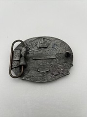 FIRE FIGHTER Belt Buckle Fire Dept. Siskiyou 1991 America&rsquo;s Heroes Used Guc
