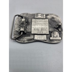 Vintage Kawasaki Ninja Belt Buckle Limited Edition Brookfield Collectors Guild