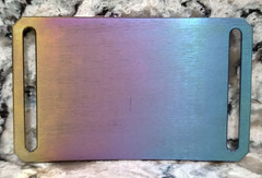 GRIP6 BELT BUCKLE – TITANIUM CONTOUR in RAINBOW – WOMEN / MEN – 1.5 INCH WIDE