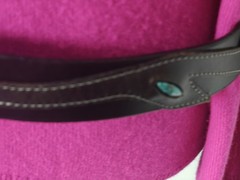 Allen Chee Eagle Sterling Silver Buckle Leather Belt Turquoise 38&Prime; Navajo Dine