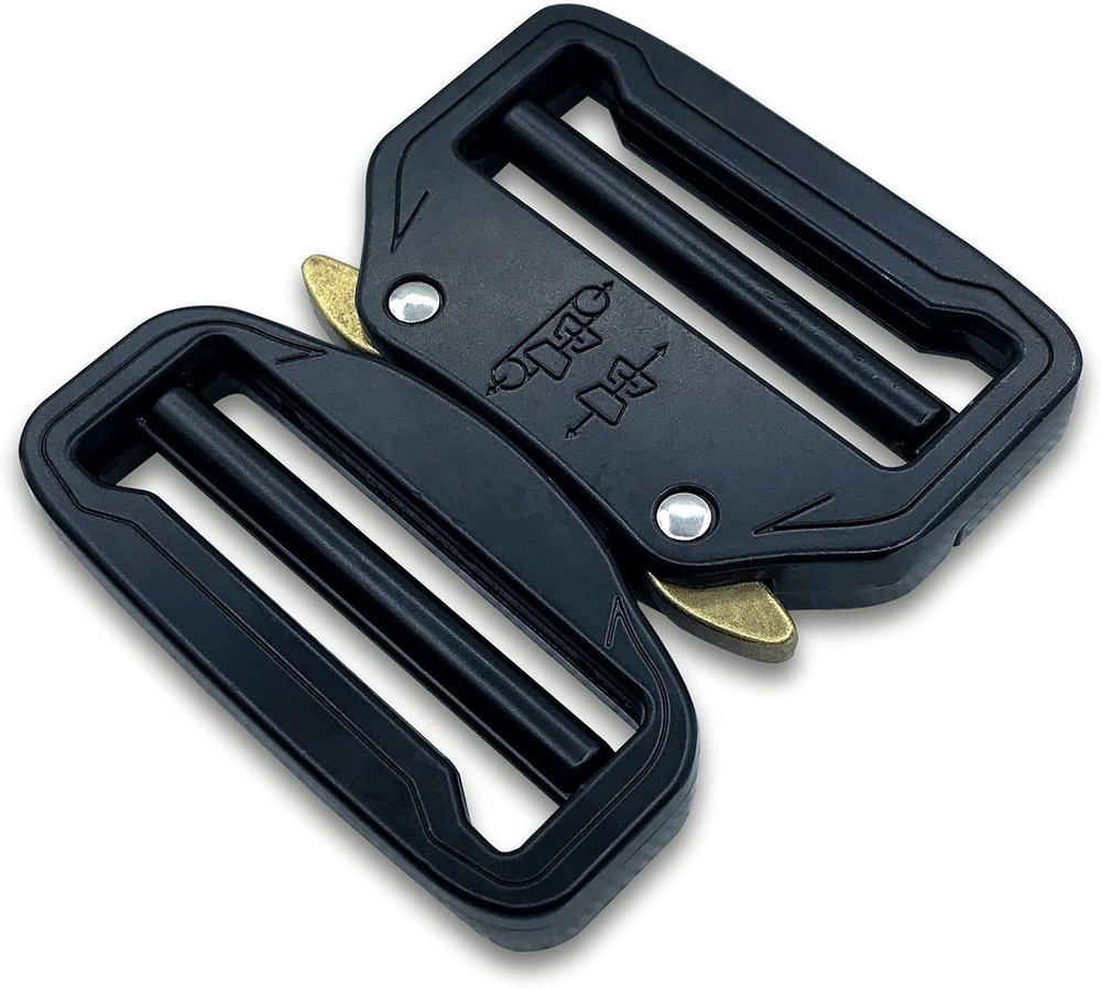 Metal Buckle Dual Adjustable Tactical Belt Buckle,2inch（50mm） Heavy Duty Bel
