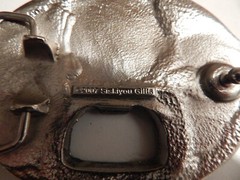 TAILGATER BELT BUCKLE WITH BOTTLE OPENER SISKIYOU PEWTER (Place Your Own Decal)