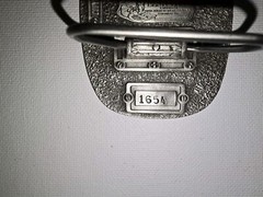 Police Numbered Finest Law Enforcement We Serve and Protect Belt Buckle 1988