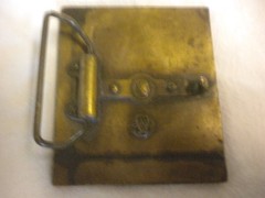 VINTAGE PHEASANT BRASS BELT BUCKLE MEN&rsquo;S NAPOLEAN EMPEROR