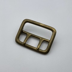 45mm Brass Double Prong Buckle Sam Browne Buckle Large Strap Fastener Buckle