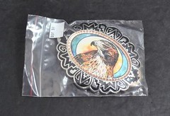 NWOT Eagle Bird Belt Buckle Silver Tone Oxidation Design 4&Prime; G10