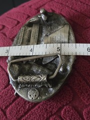 Vintage 1983 Bergamot Brass Works Model V-48 -Castle Unicorn Belt Buckle USA