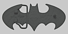 Batman Belt Buckles DC Comics Costume Original Cosplay Men Halloween Black Metal