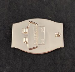 🌟US Army 5th Cavalry Regiment « Black Knights » Insignia, Gold Silver Belt Buckle