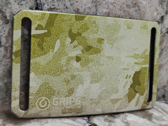 GRIP6 BELT BUCKLE – GREEN / LIGHT CAMO / CAMOUFLAGE – 1.5 INCH WIDE with defect