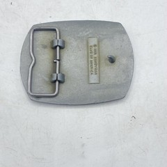 Vintage Belt Buckle Handyman Club Of America Life Member Brass Hammer 1996