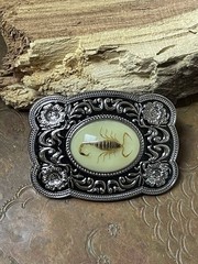 Scorpion Xmas WESTERN SILVER BELT ADJUSTABLE BUCKLE MEN WOMEN UNIQUE VALENTINE