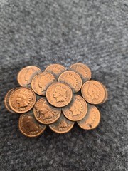 Vintage Indian Head Penny Belt Buckle Great American Buckle Co USA 1982