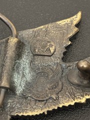 VTG 1979 THE GREAT AMERICAN CHICAGO BUCKLE CO. EAGLE BRASS LIMITED EDITION 506