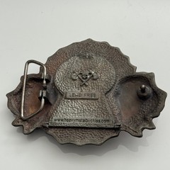 Heavy Metal Buckles Spider Keyhole Rose Belt Buckle