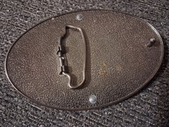 Black and Silver Skull Belt Buckle, Please see photos READ