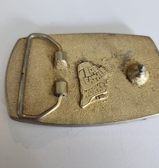 Vintage Pair of Honda Goldwing Motorcycle Belt Buckles Raintree Leather Buckle