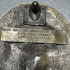 Bass Anglers Sportsman Society 20th Anniversary 1967-1987 Metal Belt Buckle